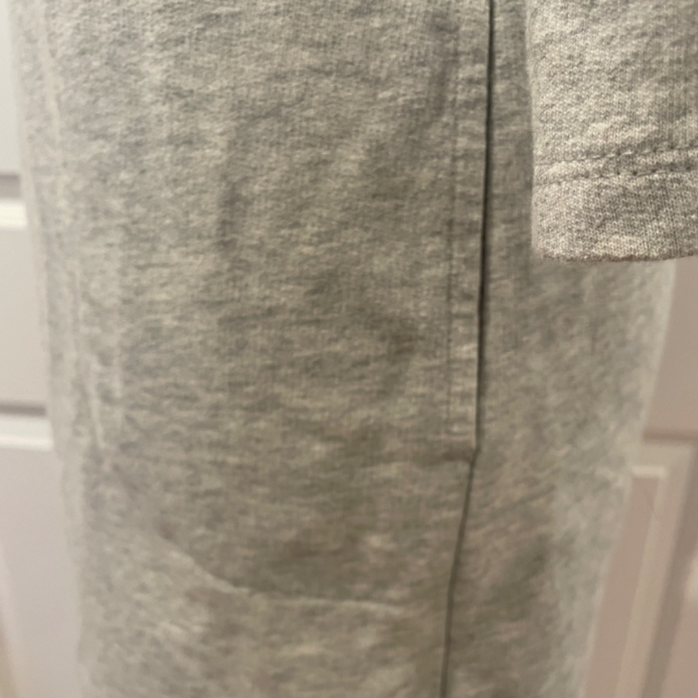 Nwot Gap Basic Gray Knit Sweatshirt Mini Dress Wi… - image 5